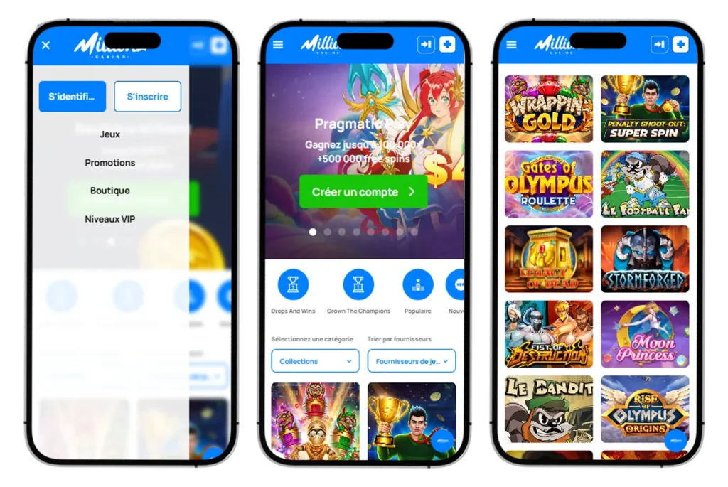 Millionz Casino app